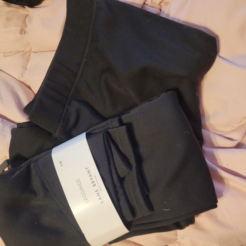 Lane Bryant Black Leggings